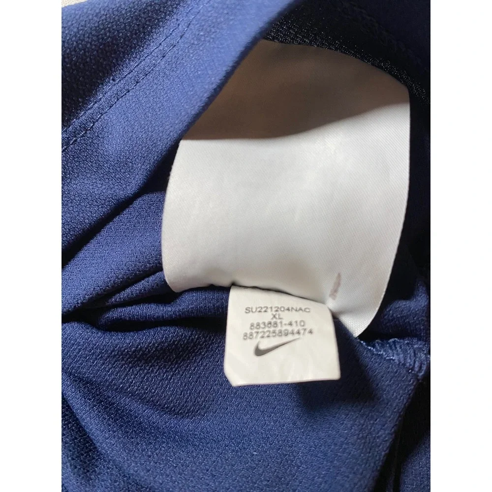 Nike Mens Mercedes Benz Polo Shirt Navy Blue Golf Performance XL 883681-410